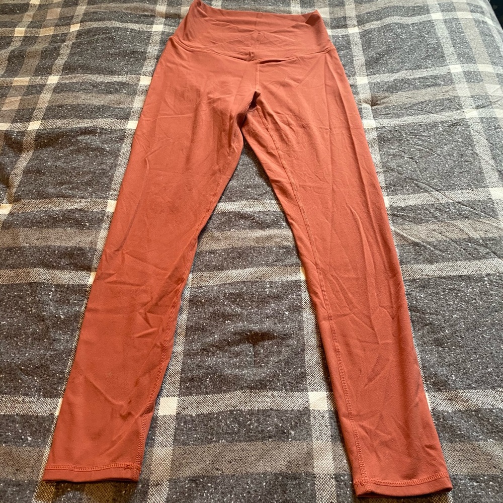 Paragon high rise wrap leggings, Coral.